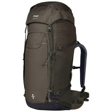 Bergans Trollhetta 75 Unisex hiking backpacks Green Onesize