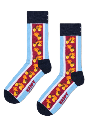 Happy Socks Acorn Sock Strumpor Unisex Blå 41-46