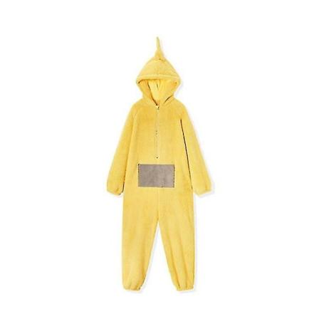 Etusivu 4 väriä Teletapit Cosplay aikuisille Hauska Tinky Winky Anime Dipsy Laa-laa Po Pehmeät pitkähihaiset pala Pyjama-asu A yellow XL