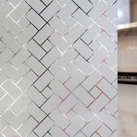 Anti-Glare Vindusfilm 45CM bred 2m lang Statisk UV Beskyttende Wi