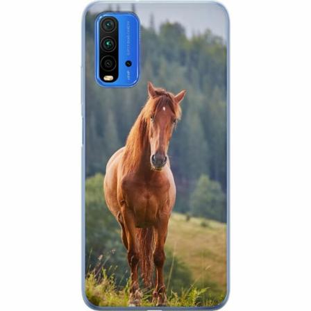Xiaomi Redmi 9t Skal / Mobilskal - Hästar
