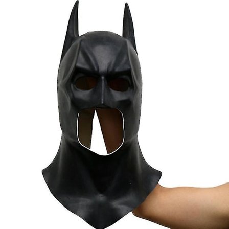 Batman Maske Latex Hætte Cosplay Rekvisitter Til Børn og Voksne