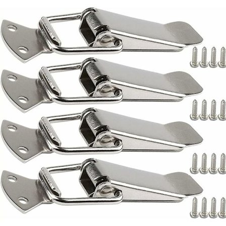 Ruostumattomasta teräksestä valmistettu jännelukko ruuveilla, 56 mm:n vipulukko, vipulukko, puristinpidike, laatikon lukitus, työkalulaatikon 