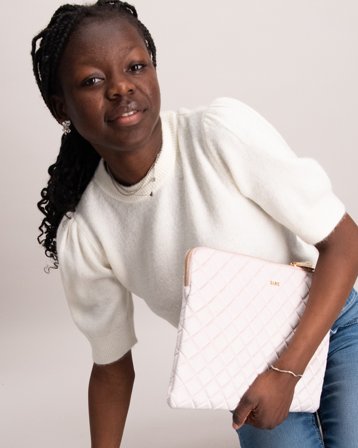 LMTD LODET SS SHORT PUFF KNIT Crème Pulls Fille - Kids Brand Store