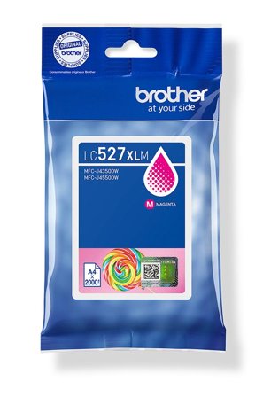 Brother LC527XLM Magenta high yield ink cartridge, yield up to 2 000 pages