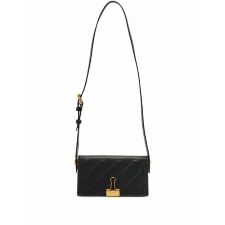 Off White, Cross Body Bags Zwart, Dames, Maat:ONE Size