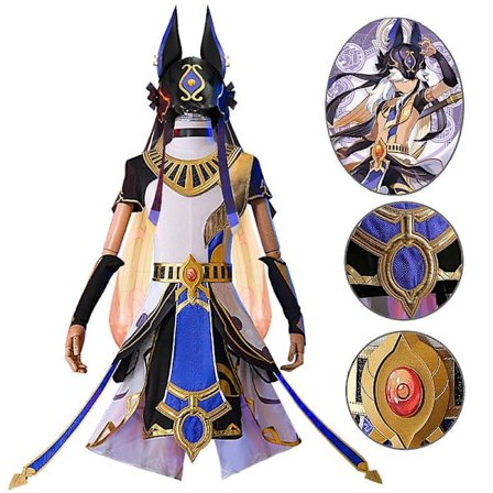 Genshin Impact ,genshin Cyno Cosplay ,spelkaraktär Cyno Cos Uniform Fancy Dress Kläder,genshin Impact Halloween Party Dress Up Suit