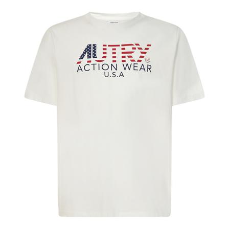 Autry T-Shirt Iconic Action Hvid, Herre T-shirts, Størrelse: XL