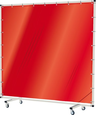 Industridraperier Björndraperiet 104026 Sveiseskjerm med hjul, 3 x 2 m, transparent Grønn, Sveising