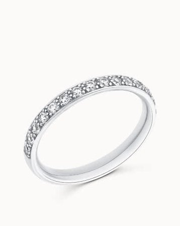 Eternity Ring Jennie 950 Platinum Half-eternity - Engagement Rings & Wedding Rings from Vanbruun