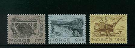 Norge - AFA 813-815 - Postfrisk