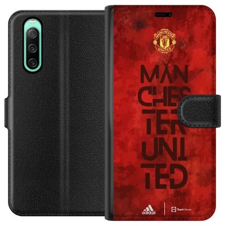 Kompatibelt Plånboksfodral till Sony Sony Xperia 10 IV Manchester United FC