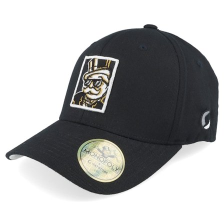 Monopoly - Schwarz flexfit Cap - "Monopoly Man Sunglasses Black Flexfit " @ Hatstore