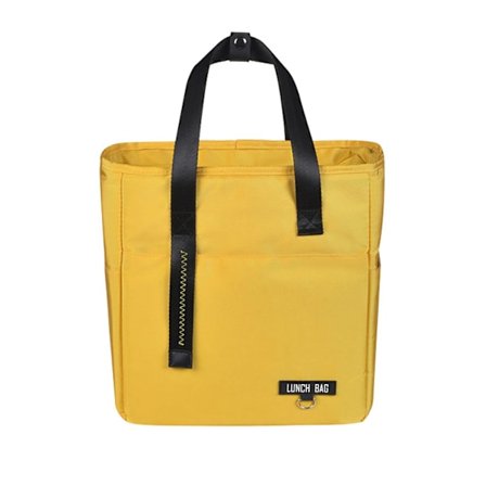 Bento Vattentät Lunchväska/Kylväska Lätt att Bära för Skola, Kontor, Resor, Picknick, Övre Grön Stor