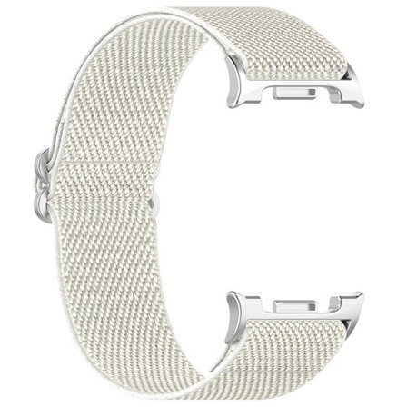 Nailonranneke Samsung Galaxy Watch 8 / Watch 8 Classic - Starlight Valkoinen