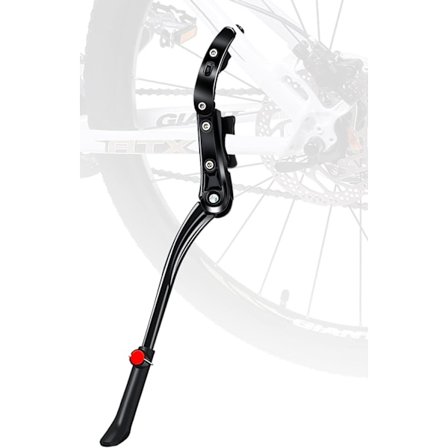 Cykelstøtteben, Cykelstøtteben i aluminiumslegering, Skridsikkert gummistøtteben til 24-29 tommer mountainbike, racercykel og foldecykler, justerbar 