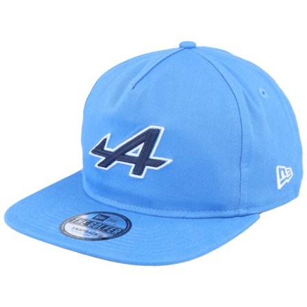 New Era - Azul unconstructed Gorra - Alpine F1 Chain Stitch Blue Golfer @ Hatstore