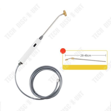 Elektrisk vandingspistol - TECH DISCOUNT - Genopladelig - 5 m slange - Justerbar dyse - Bærbar