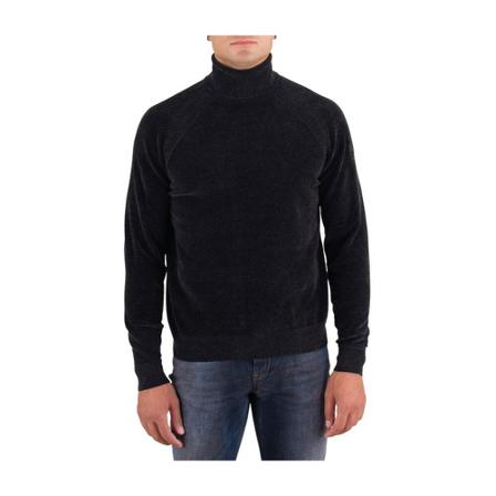 Rrd, Knitwear Wes 031Kinitvelvetturtleneck Zwart, Heren, Maat:M