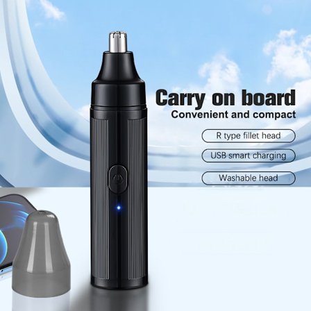 Vaskbar elektrisk nesehårtrimmer Oppladbar multi-barbering