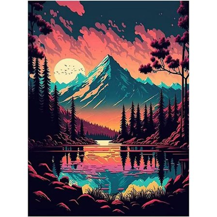 30*40cm 5D DIY Diamantmålning Full Kit Full Diamantmålning An