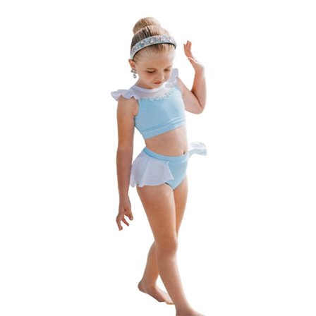 2-8 år Girls Princess Swimwear Holiday Bikini Baddräkter
