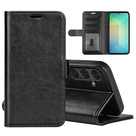 SiGN Wallet Cover for Samsung Galaxy S25 FE - Black