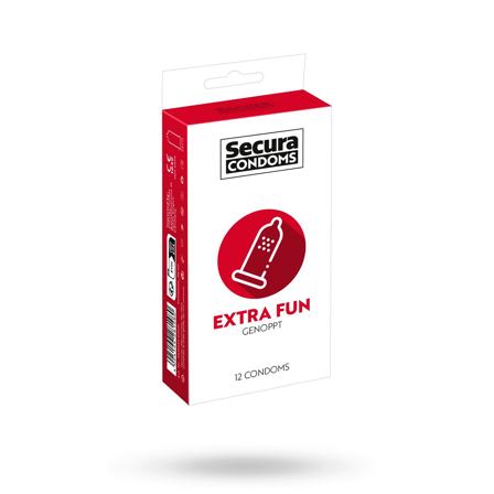 Extra Fun 12-pack kondomer - Vuxen.se - Kondom med textur, knottrig kondom