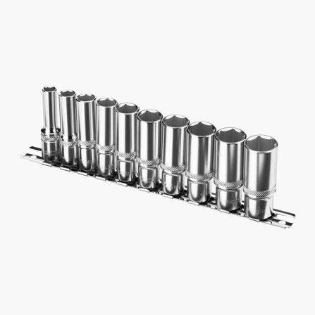 Hylssats 3/8" djup 10 st. - Biltema