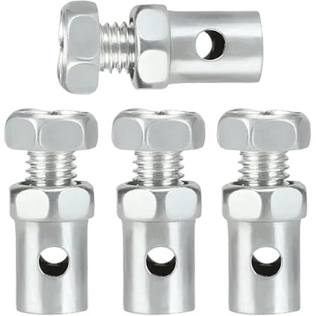 Kaapelinpidike, Ø Reikä 2,5 mm Universaali Ruuvattava Kaapelinpidike Kaapelin Kiinnitystulppa Polkupyörä Mopo Moottoripyörä Skootteri Ruohonleikkuri 