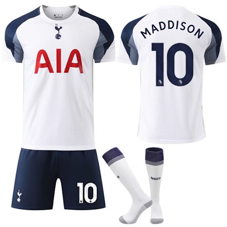 Tottenham Hotspur 2025-2026 Hjemmefotballdrakt med Sokker Maddison 10