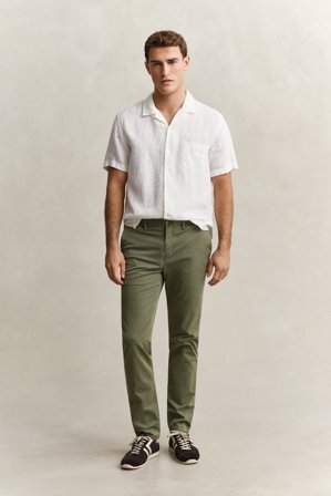 GANT Herren Sunfaded Chinohose (32/32) Grün