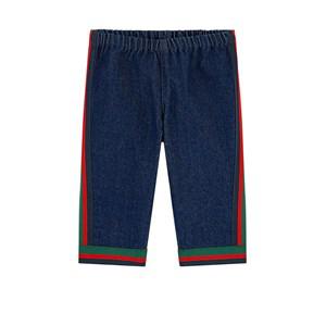 Kids - Gucci Regular fit jeans - Bande Web - Bottoms - 9-12 months - Blue