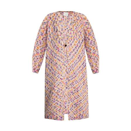 Forte Forte, Long cardigan Roze, Dames, Maat:S,wol