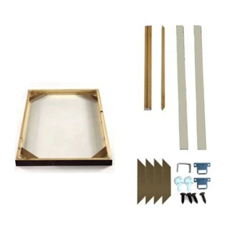 DIY Canvas Målningar Ram Trä Fotoram Målning Ram Väggkonst Affischer Hängare Ram Heminredning 40X30Cm