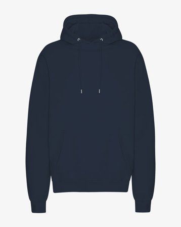 Classic Organic Hood - Navy Blue - Male - XL