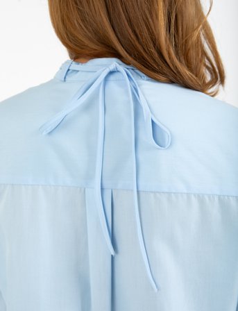 Coster Copenhagen Shirt With Rose Necklace - Blue - 34