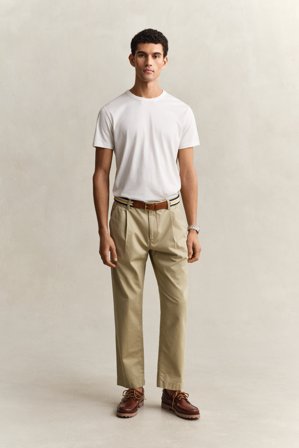 GANT Herren Regular Fit Chinohose aus Baumwolltwill (38) Beige