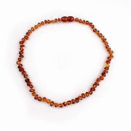 Luonnollinen Itämeren meripihka kaulakoru aikuisille naisille tai miehille / Barokkimuotoiset kiillotetut meripihkahelmet sertifioitu meripihkakoru