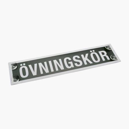 Övningskörningsskylt sugkopp