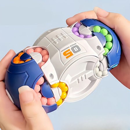 Magic Beans Stress Relief -lelu, 3D monipuolinen Space Magic Beans sormenpääpulmalelu