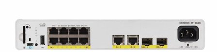 Cisco Catalyst 9200CX - Network Essentials - switch - kompakt - 8 porter - Styrt - rackmonterbar