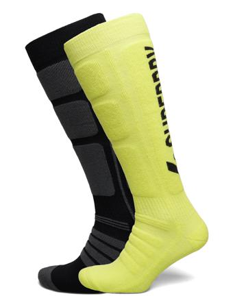 Snow Sock 2Pk Lingerie Socks Regular Socks Multi/mønstret Superdry Sport