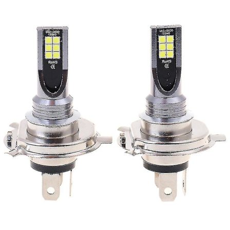 2x H4 200w 12000lm LED-kuvausvalo pallolampuilla