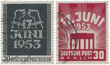 Berlin 1953 - MICHEL 110-111 - Stemplet