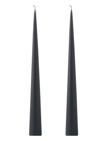 Hand Dipped Decoration Candles, 2 Pack Home Decoration Candles Pillar Candles Svart Kunstindustrien