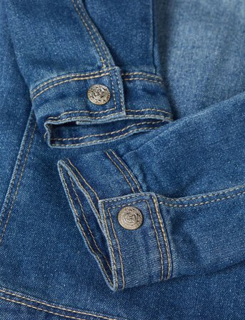 name it Nkfstar Dnm Jacket 2210-Sr Noos - Blue - 158