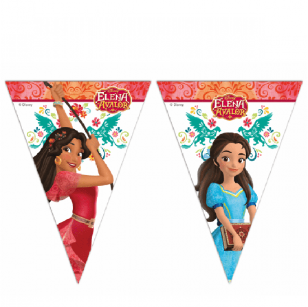 Flaggbanderoll Elena från Avalor