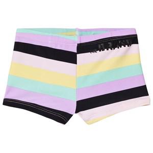 The BRAND Multicoloured Pastel Stripe Swim Shorts 104/110 cm - Swimwear and coverups - 104/110 cm - Pink - Junge