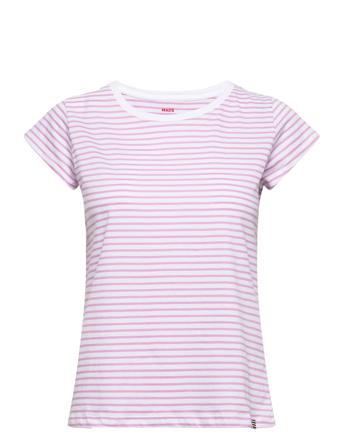 Organic Favorite Stripe Teasy T-shirts & Tops Short-sleeved Multi/mønstret Mads Nørgaard